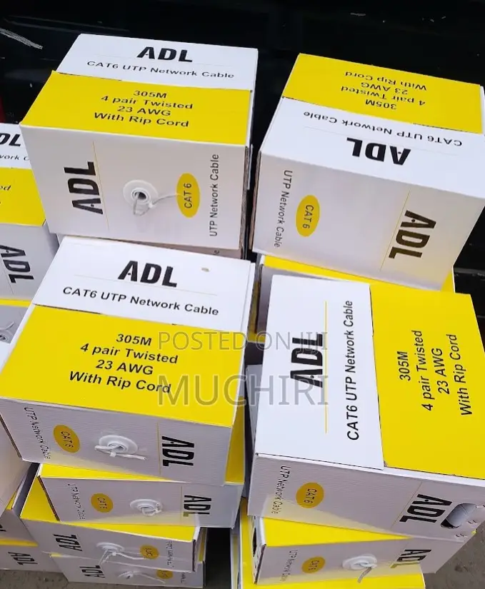 Reliable,High-Quality Networking Cable ADL Cat6 Indoor Cable 305m
