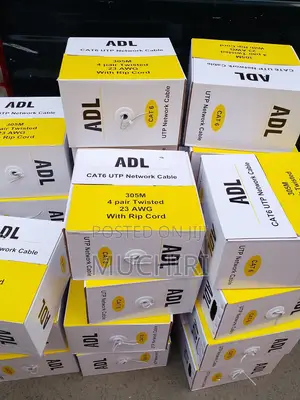 High Quality ADL Cat 6 Indoor Ethernet Cable 305mtrs