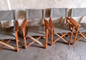 Foldable Canvas Padded Wooden Camping Chairs