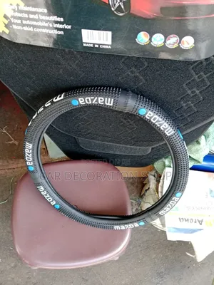 Mazda Rubber Steering Wheel Cover With Textured Nonslip Design