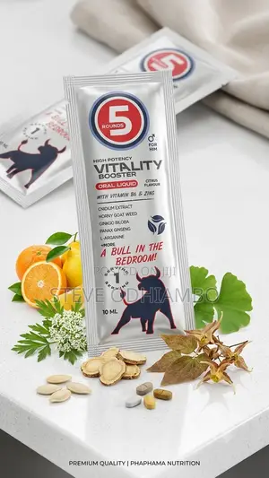 5 Rounds Men's Vitality Stamina Booster – 10ml Sachet