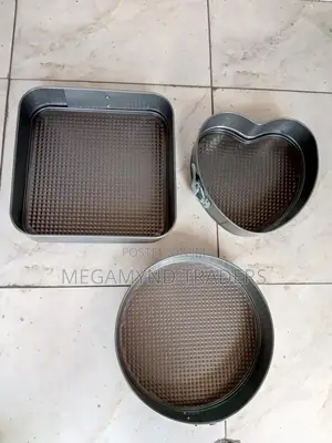 3pc Cake Mold Baking Tin
