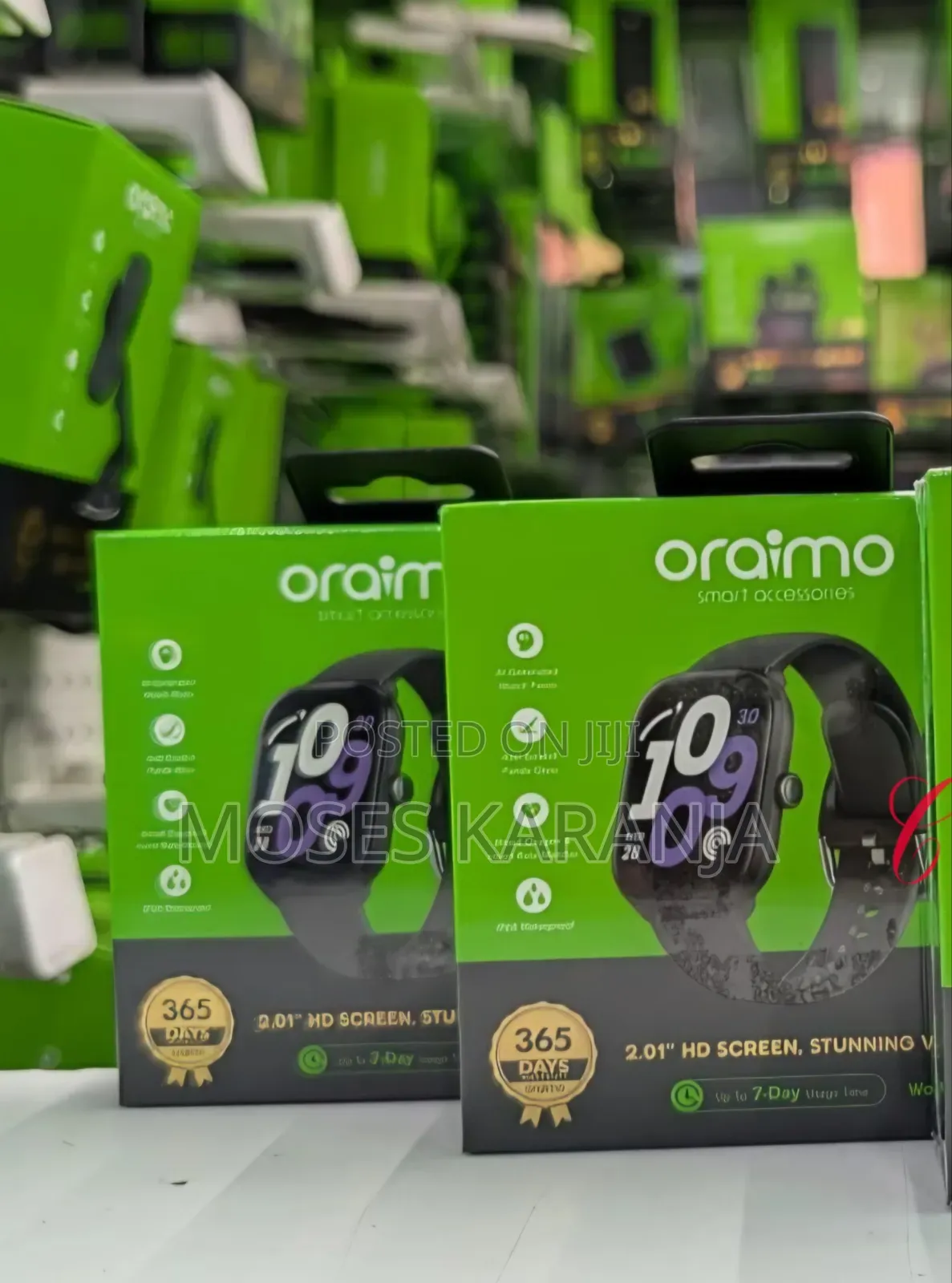 Oraimo Smart Watch 2.01" HD Display Bluetooth Calling Fitness Tracker