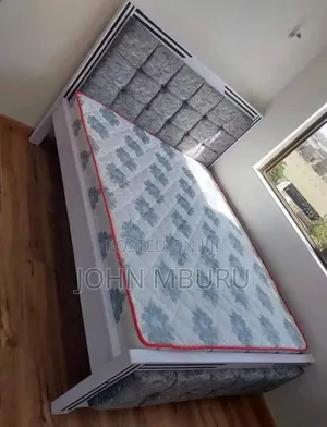 Gray With White Frame Bed 4by6