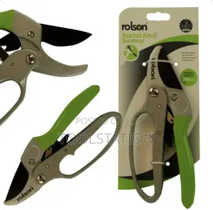 Secateurs Anvil Ratchet Action 200mm (82126) Rolson Heavy Duty
