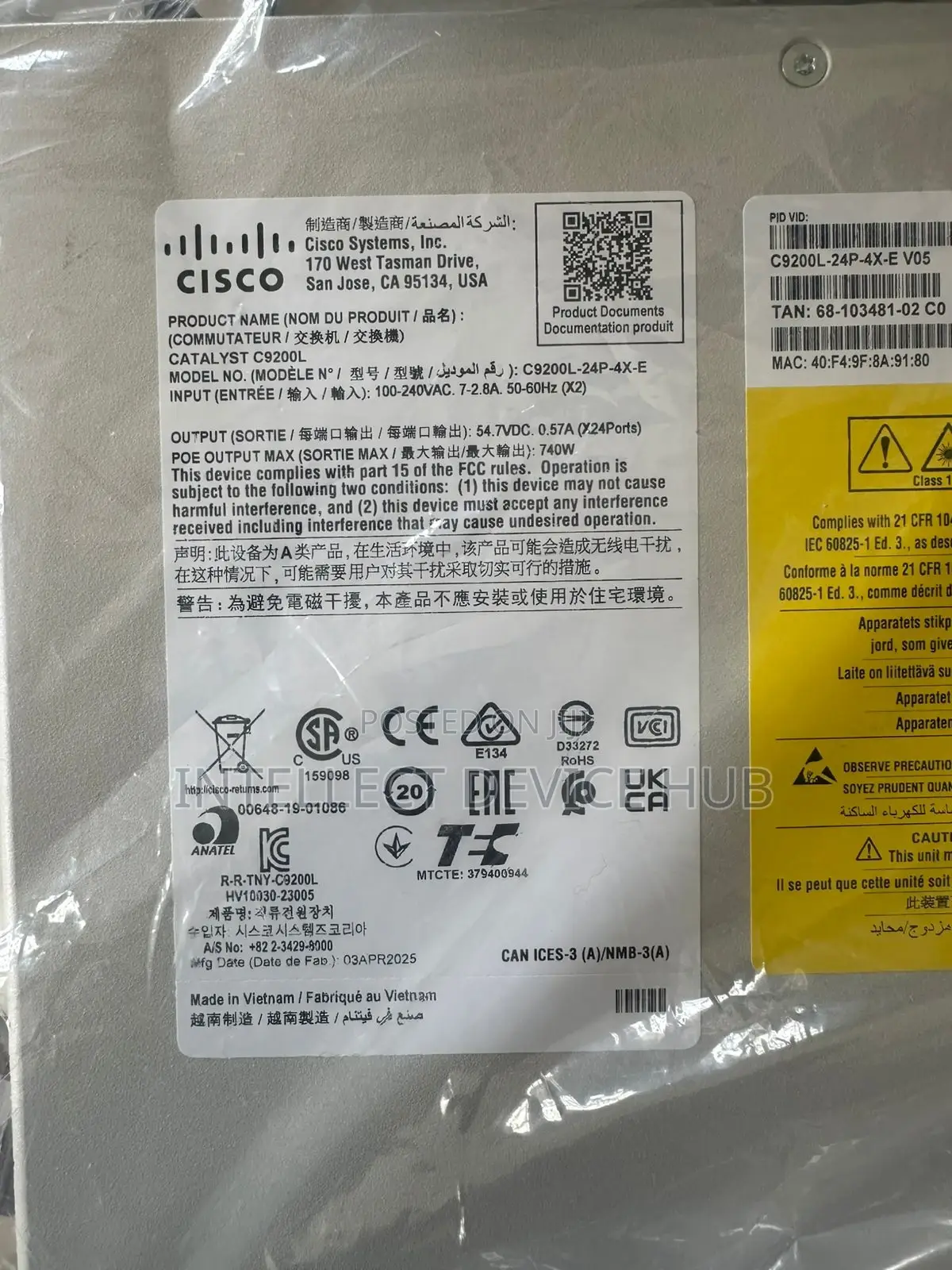 Cisco C9200l-24p-4x E
