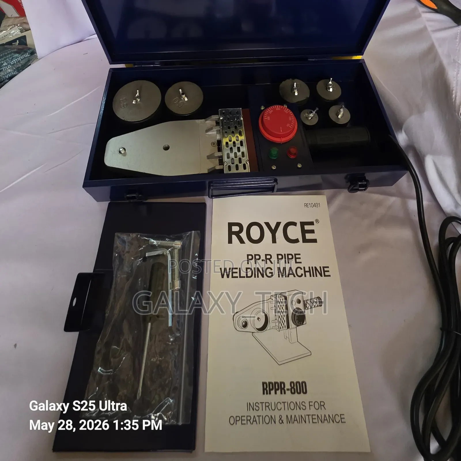 ROYCE RPPR-800 PP-R Pipe Welding Machine
