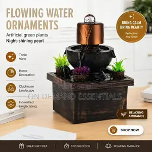 Tabletop Fountain Indoor Mini Waterfall Relaxation