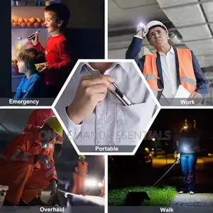Mini EDC Flashlights USB Rechargeable Torch With 4 Modes