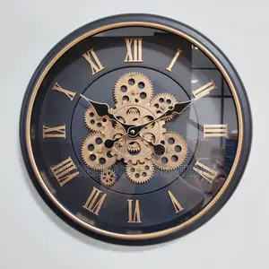 16 Inches Creative Dynamic Gear Wall Clock
