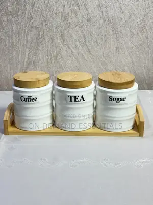 Creative Round Shape Ceramic Canister