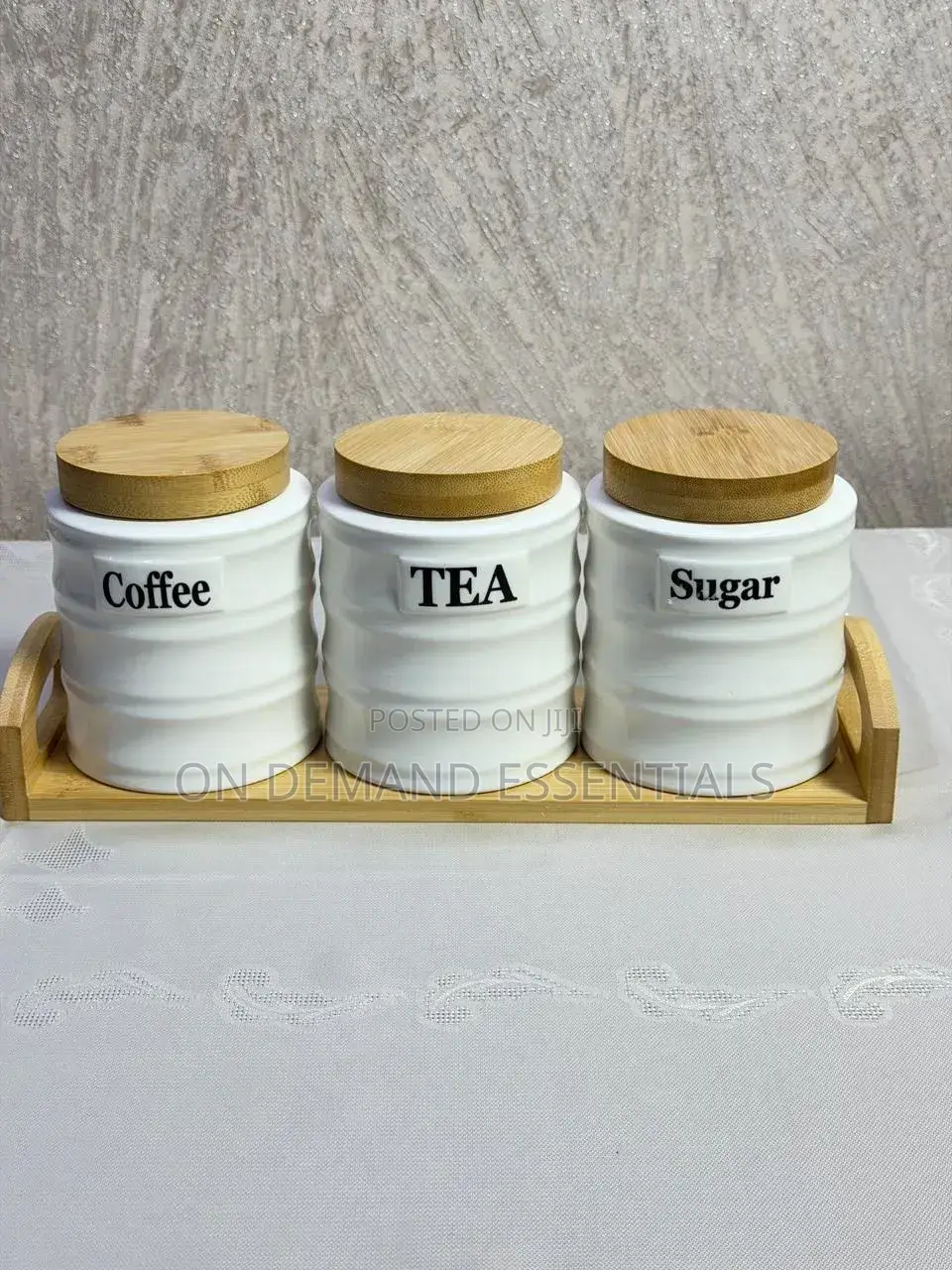 Creative Round Shape Ceramic Canister