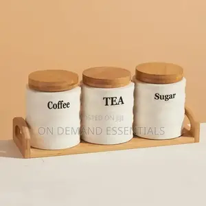 Creative Round Shape Ceramic Canister