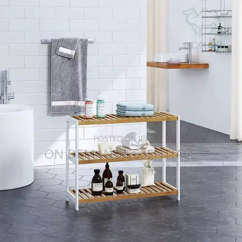 3 Layer Natural Bamboo Shoe Rack/ Storage Organizer