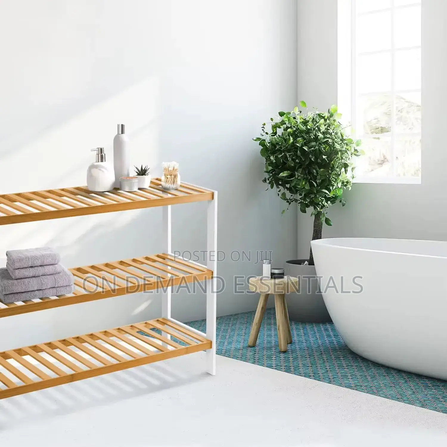 3 Layer Natural Bamboo Shoe Rack/ Storage Organizer