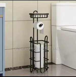 Heavy-Duty Toilet Paper Holder Stand