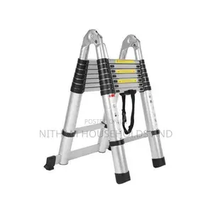 2.2m +2.2. (4.4M) Double Telescopic Aluminium Ladder