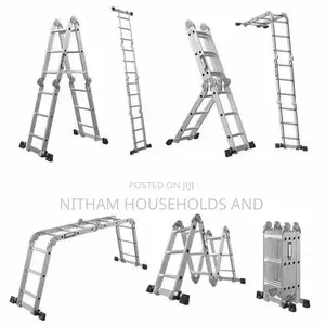 4by8 Aluminium Folding Ladder 32ft