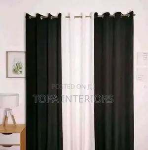 Black Rings Curtains for New House
