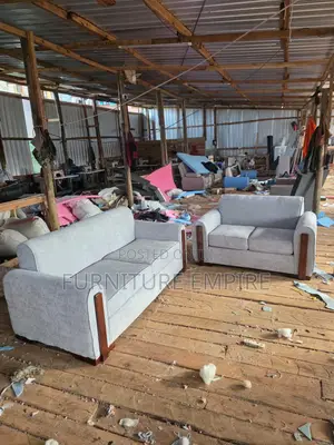 5-Seater Sofa Set 3+2 Grey Color
