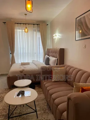 BEIGE Curtains for Air-BnB Decoration