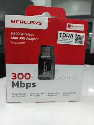 Mercusys Wi-Fi Adapter MW300UM N300 Wireless Mini USB Adapter