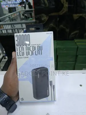 Original TECNO Omni-Tank 30000 mAh Power Bank.