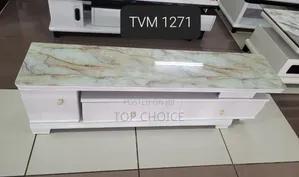 Modern TV Stand Glass Top