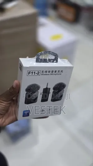 F11-2 Rechargeable Wireless Microphone With Dual Transmitters