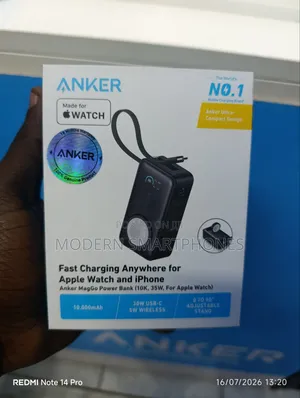 OverviewVideo
Anker MagGo Power Bank (, 35W, for Apple Watch