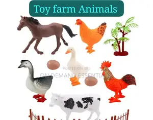 *CBC Learning Farm Animals Adventure Set of 6 Animal Toy Figures