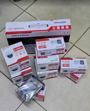 4 Channel CCTV Camera Complete Set Hikvision Ip Camera 2mp