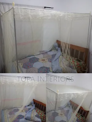 Square Bed Nets for Mosquito Protection