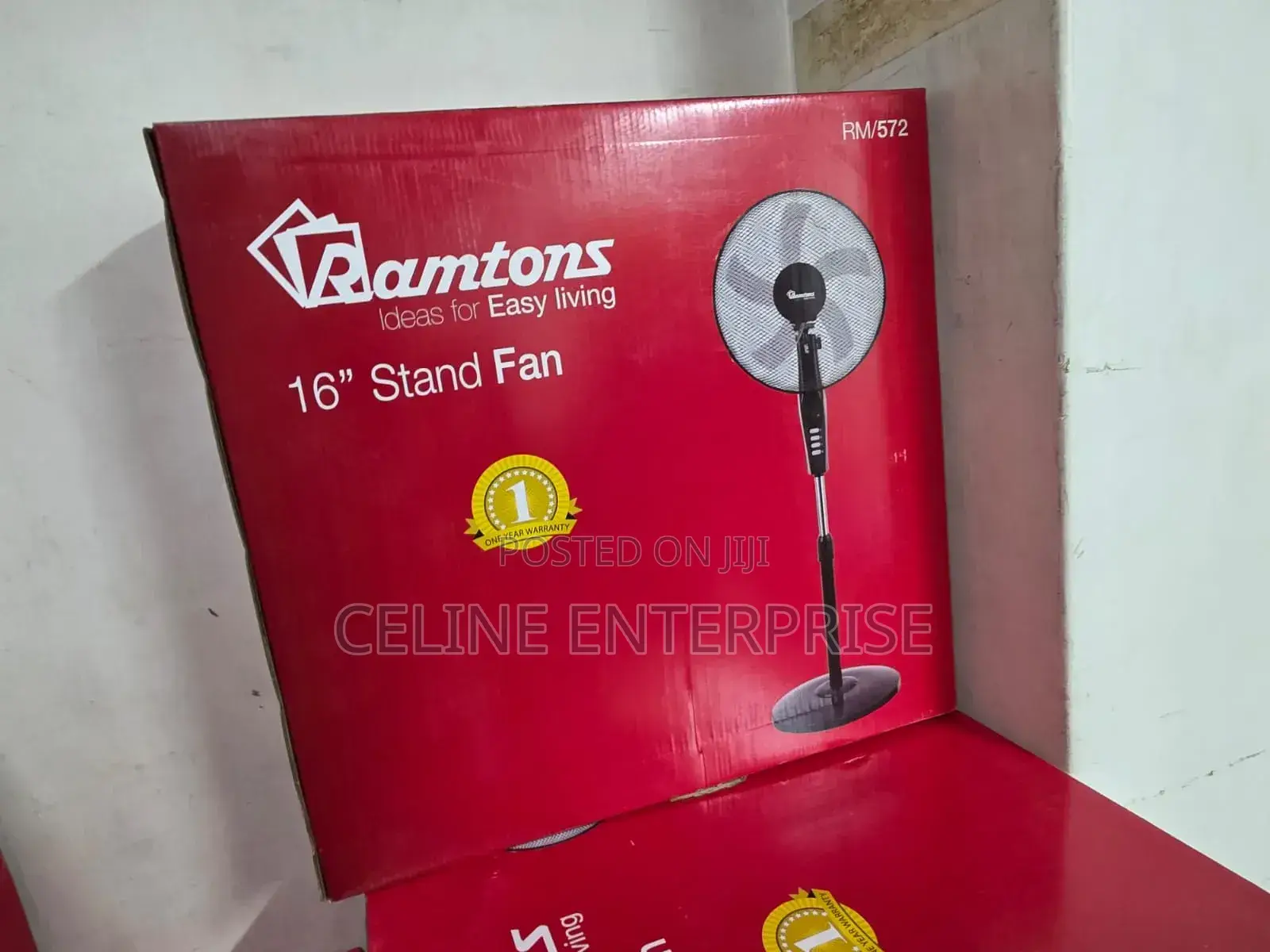 Ramtons 3-Speed Cooling Fan 16"