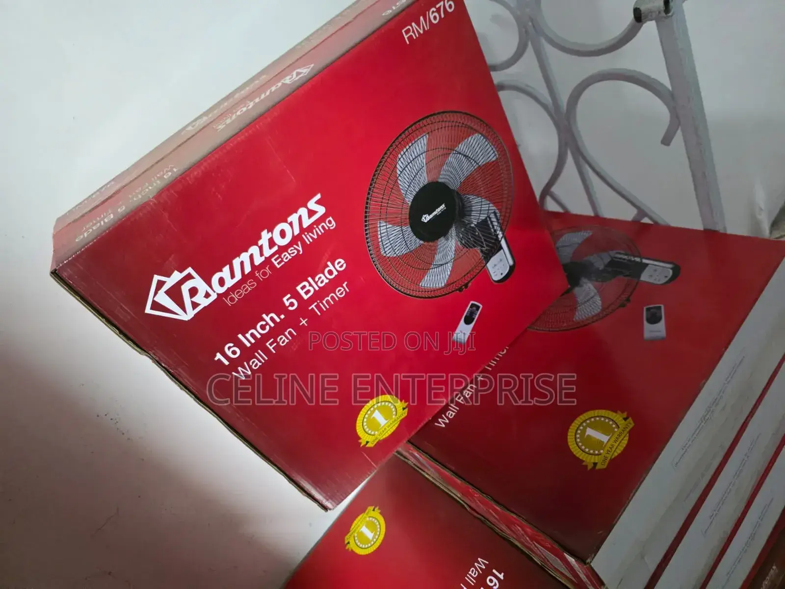 Ramtons 5-Blade Wall Fan