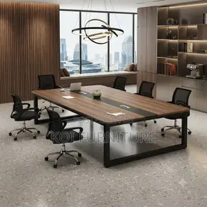 Boardroom Table; 2.4 Meter Office Meetings Boardoom Table