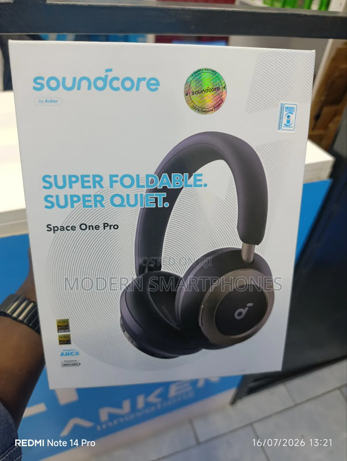 Soundcore Space One | Active Noise Cancelling Headphones