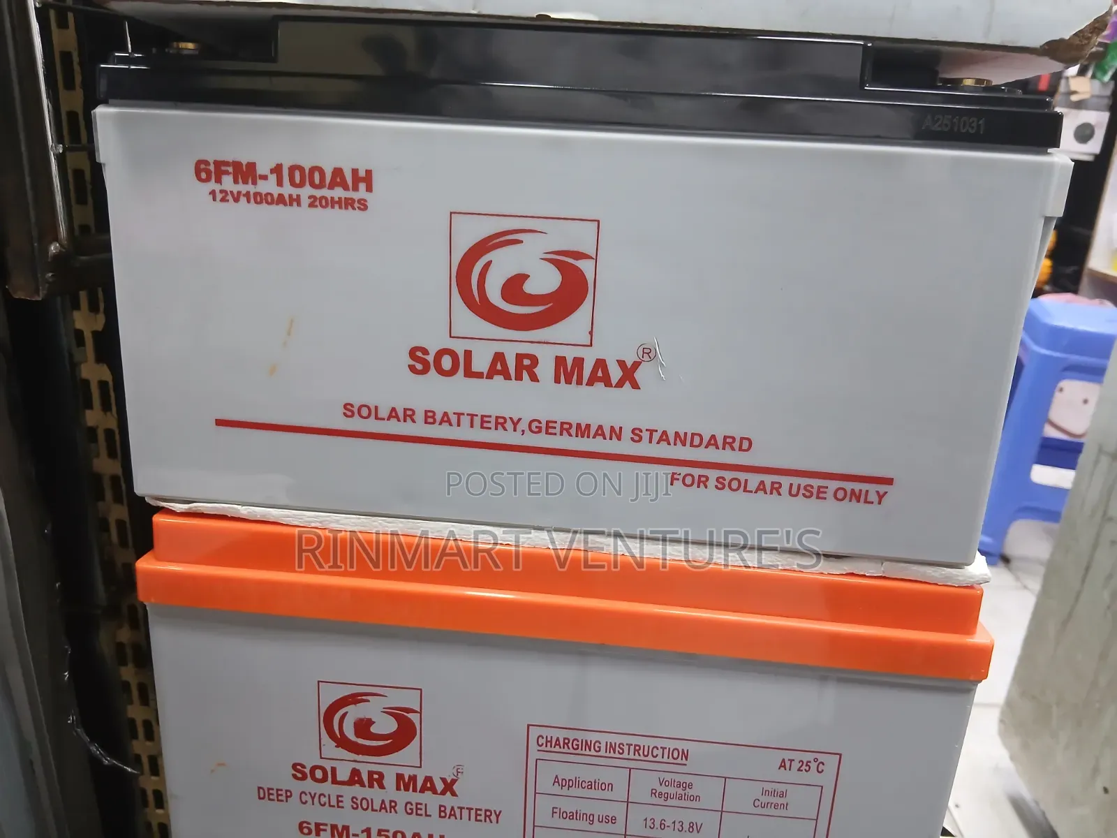 Solar Max Battery 12v 100Ah
