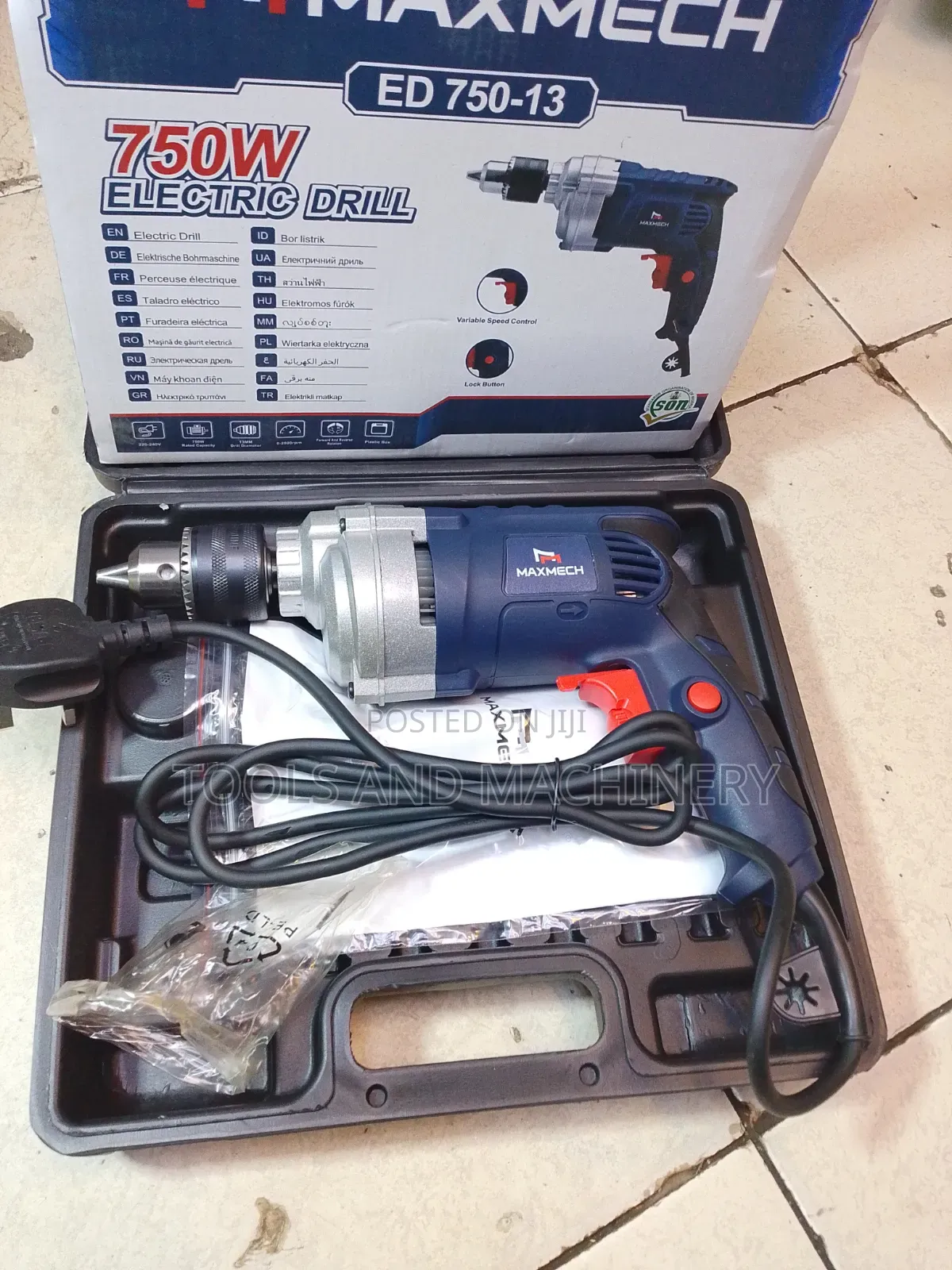 Quality Maxmech Electric Drill/750w Maxmech Electric Drill