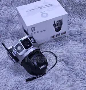 Dual Lens PTZ Camera V380 Dual Len GSM AC Camera