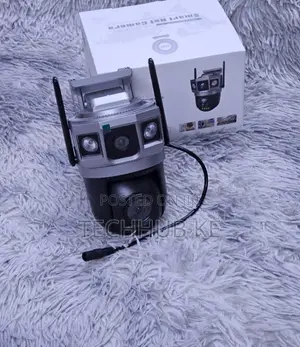 V380 PRO 4G Dual Lense PTZ Camera Two Way Audio AC POWERED