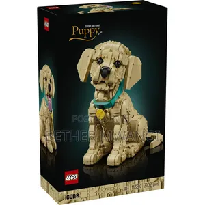Lego Icons Golden Retriever Puppy