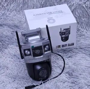 Dual Lens Security Camera Outdoor 4g Wireless Night Vision PTZ CCTV
