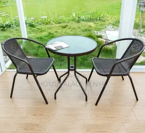 Outdoor Set: Coastal Bistro Set Modern Garden Furniture