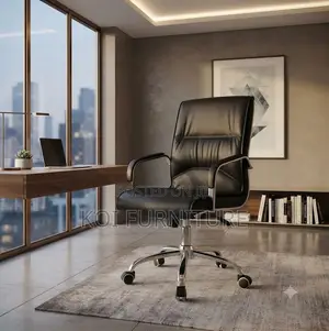 Office Chairs; Height Adjustable Office Leather Chairs
