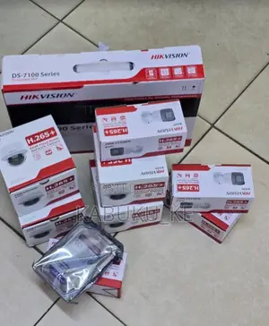 4 Channel Hikvision 2mp IP Network Cameras Complete Set