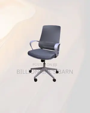 Practical Grey Mid Back Mesh Office Chair for Modern Workspace Appeal