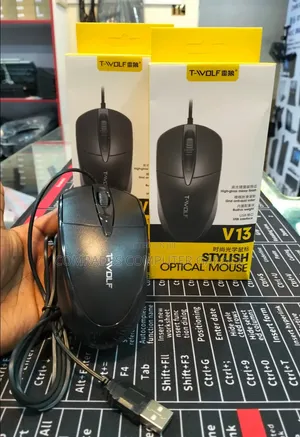 T-Wolf V13 USB Optical Mouse