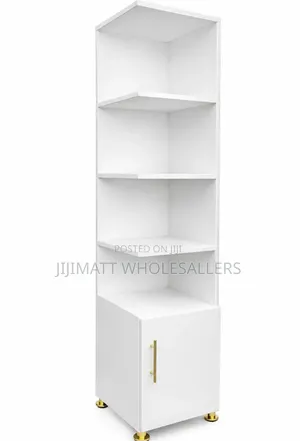 Executive White Book Shelves