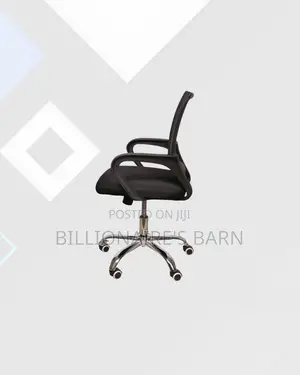 Practical Secretarial Mesh Office Chair Design Smooth Swivel Movement